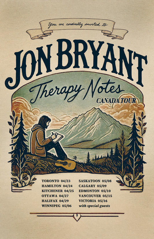 Limited Edition *SIGNED* Therapy Notes Tour Poster