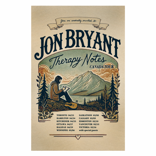 Limited Edition *SIGNED* Therapy Notes Tour Poster